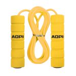 Long Handle Skipping Rope Yellow