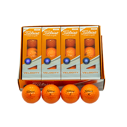 Golf Ball Titleist Velocity Orange