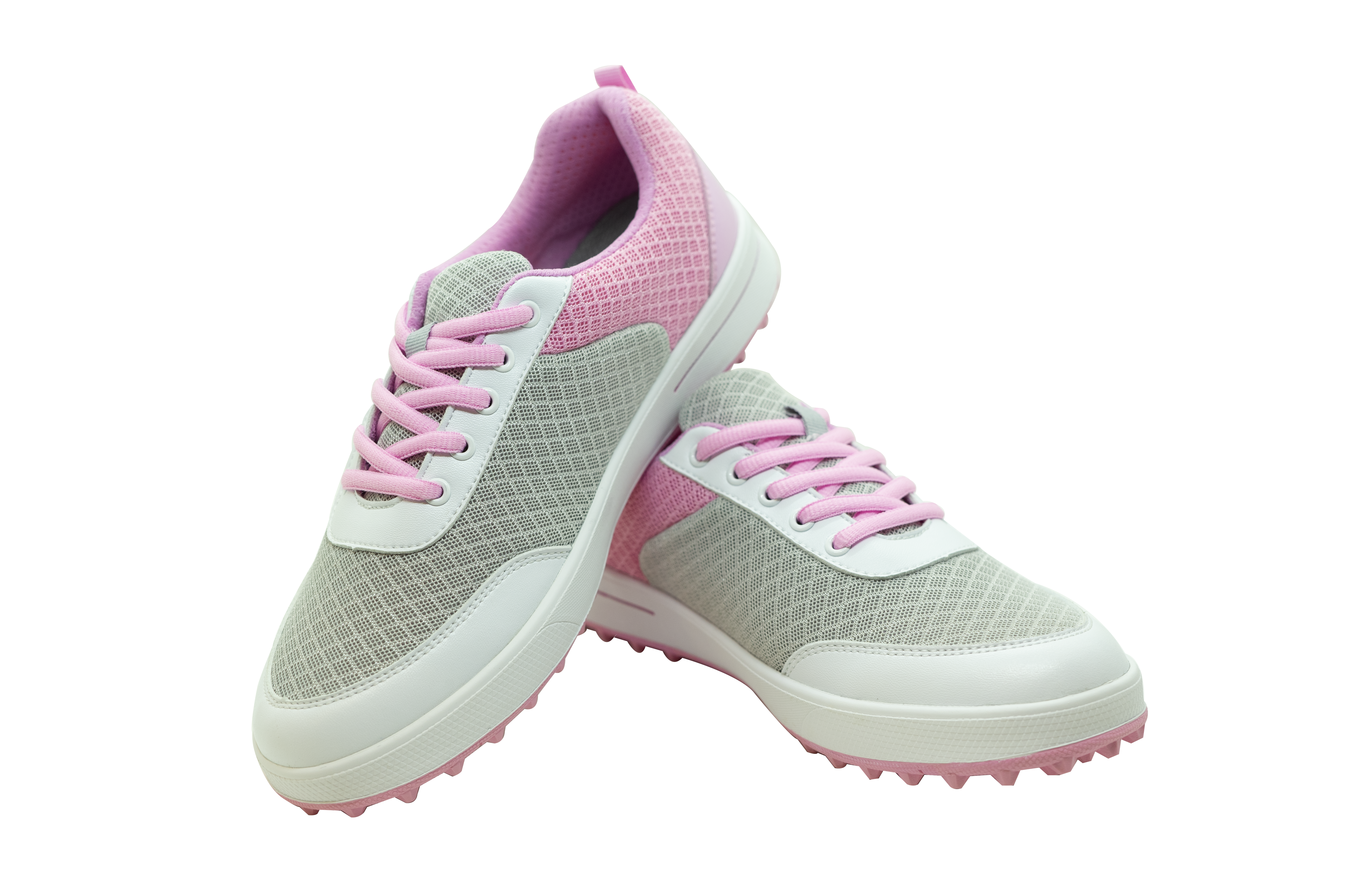 Ladies Mesh Golf Shoe PGM Pink-White