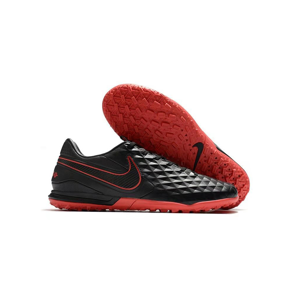 Football Turf Shoe Nike Tiempo Black & Red