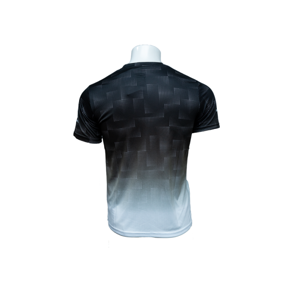 Sports T-Shirt Black With Off White Texture