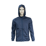 Windbreaker Hoodie Jacket Navy Blue