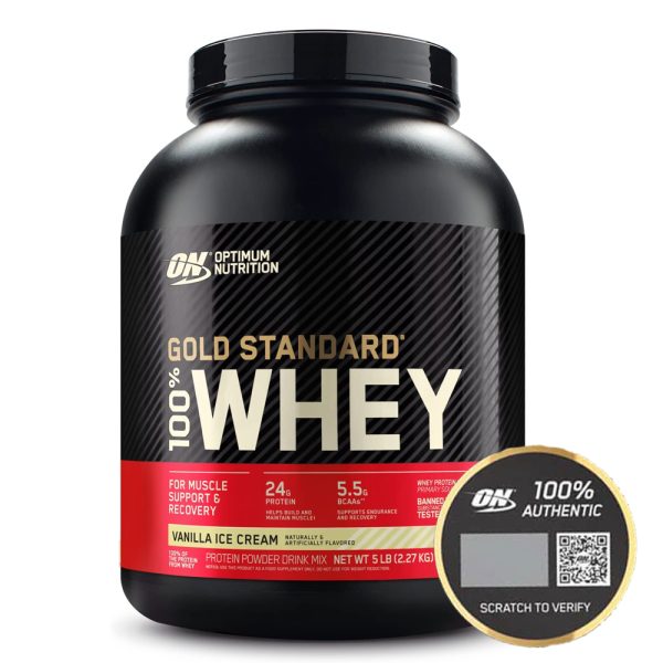 100% Whey Gold Optimum Nutrition Vanilla Ice Cream