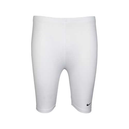 Skin Tight Swimming Shorts White