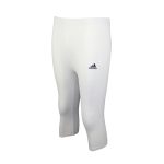 Swimming Skin Tight Three Quarter Pants White