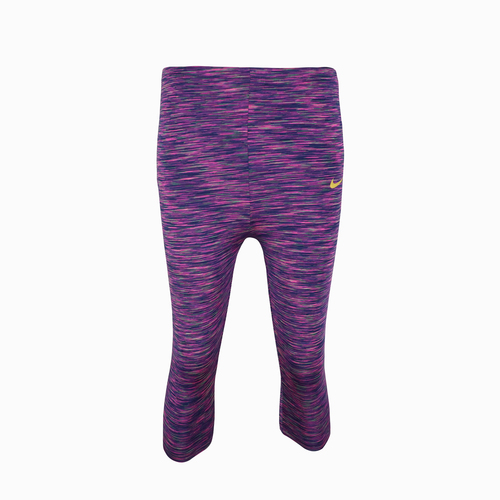 Swimming Skin Tight Three Quarter Pants Mixed Texture