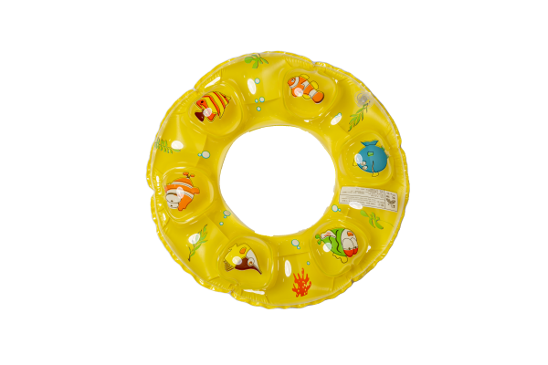 Inflatable Swimming Ring Yellow For Kids- 50CM - Image 2